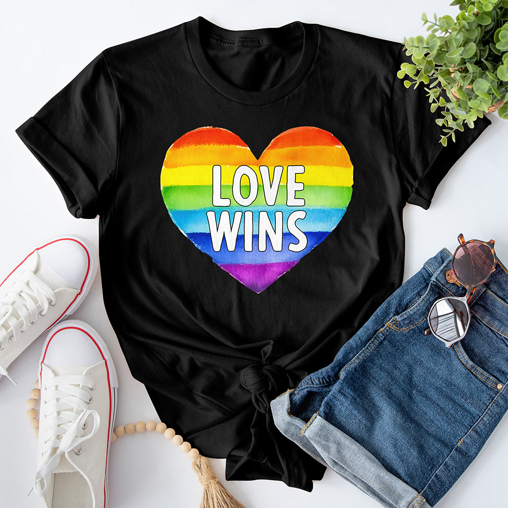 Love Wins Heart Tee