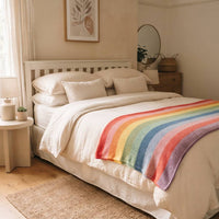 Pride Blanket Guest Room Setup
