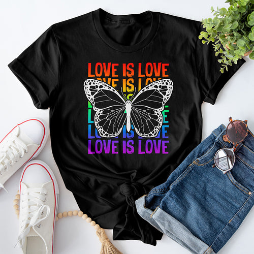 Love is Love Butterfly Tee