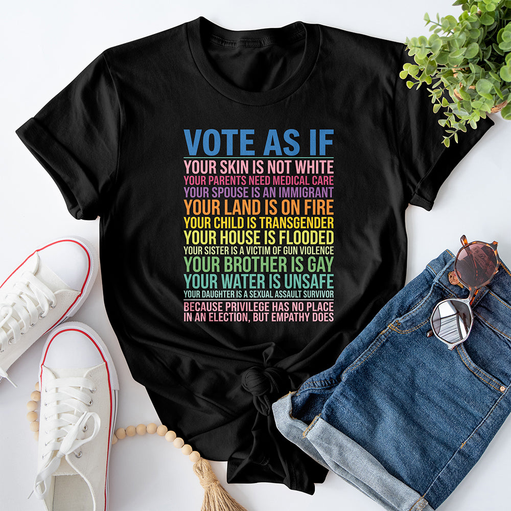 Vote As If Tee — Black