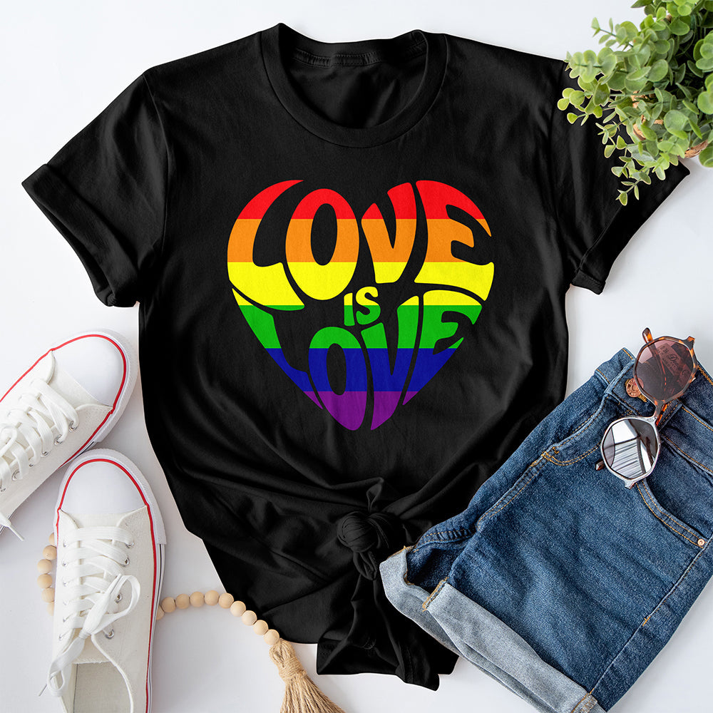 Love is Love Heart Offer — Black