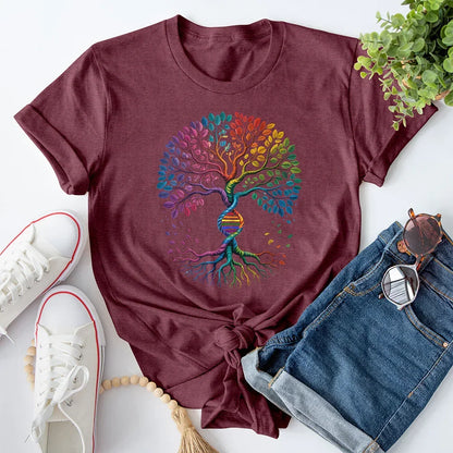 Tree Of Life Rainbow Tee