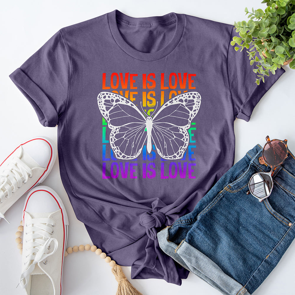 Love is Love Butterfly Offer — Heather Purple