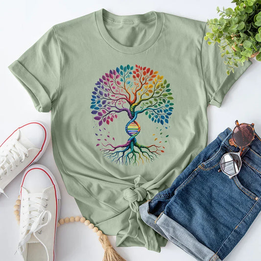 Tree Of Life Rainbow Tee