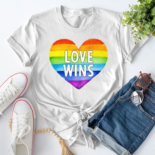 Love Wins Heart Tee