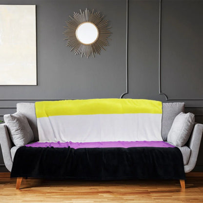 Non-Binary Soft Plush Blanket