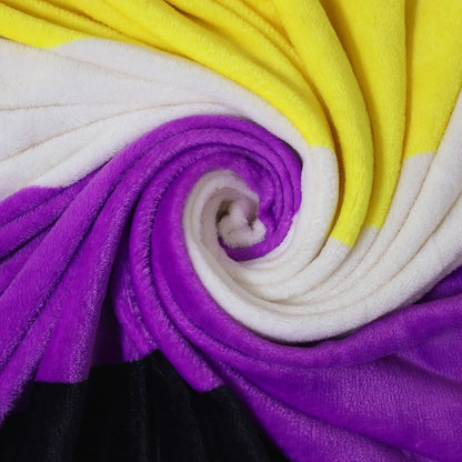 Non-Binary Soft Plush Blanket