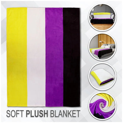 Non-Binary Soft Plush Blanket