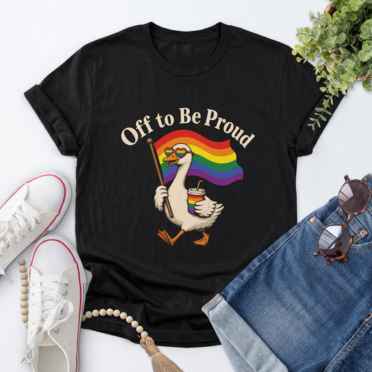 Off to Be Proud Tee — Black