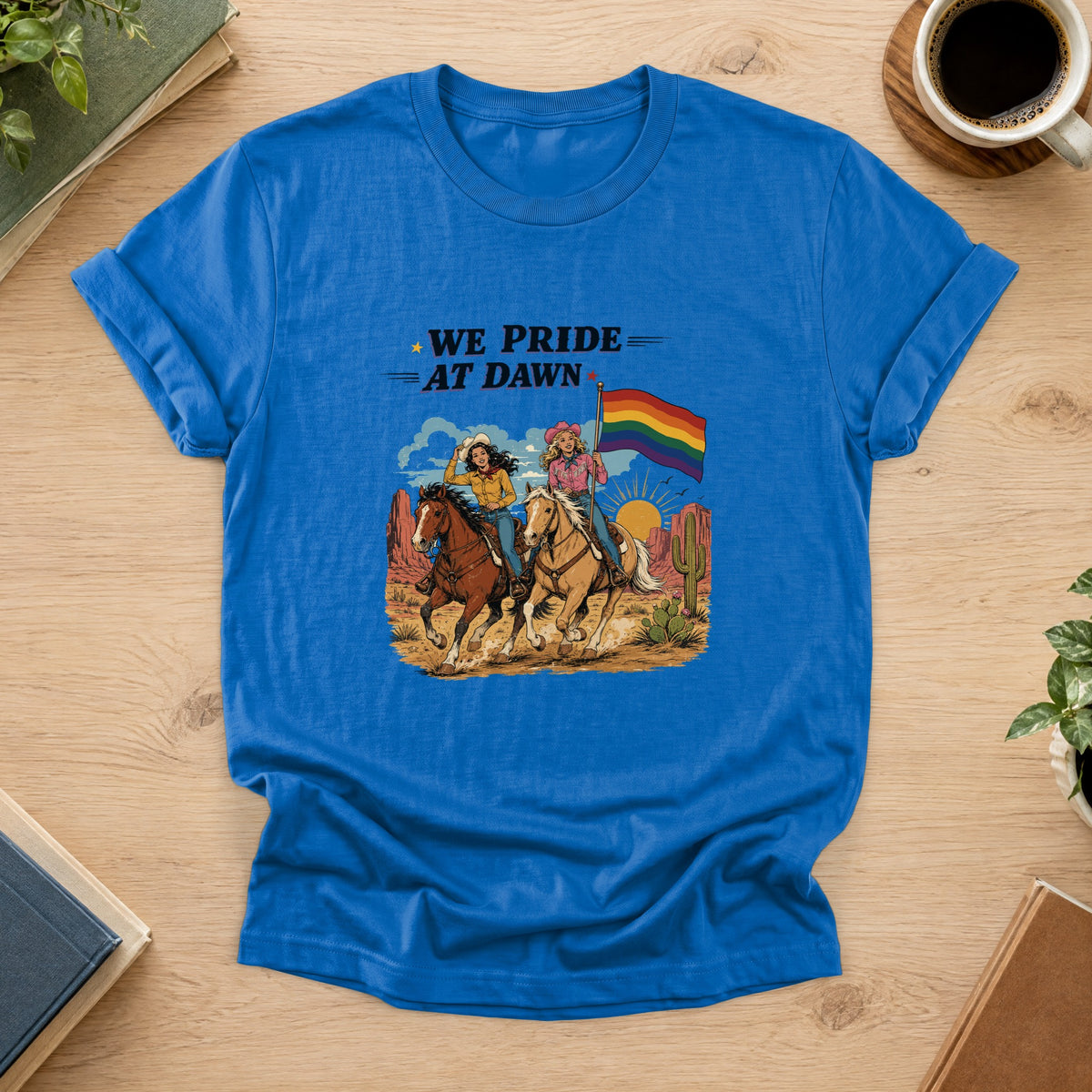 Pride At Dawn Tee — Royal