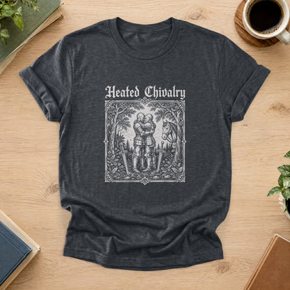 Heated Chivalry Tee — Dark Heather