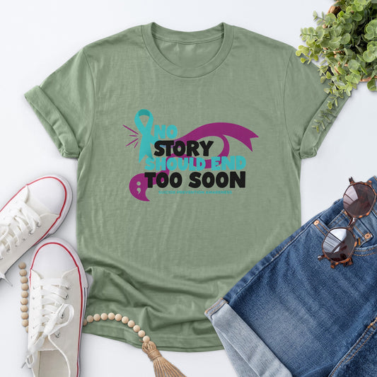 Suicide Prevention Awareness Tee — Sage