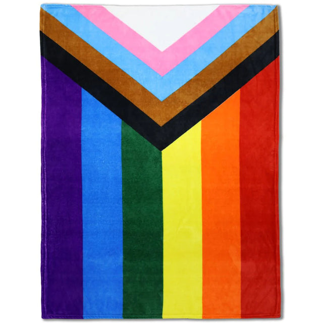 Progress Pride Soft Plush Blanket
