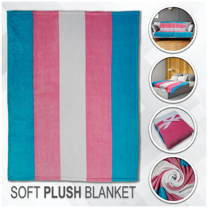 Transgender Soft Plush Blanket