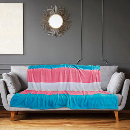 Transgender Soft Plush Blanket