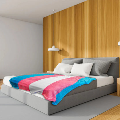 Transgender Soft Plush Blanket